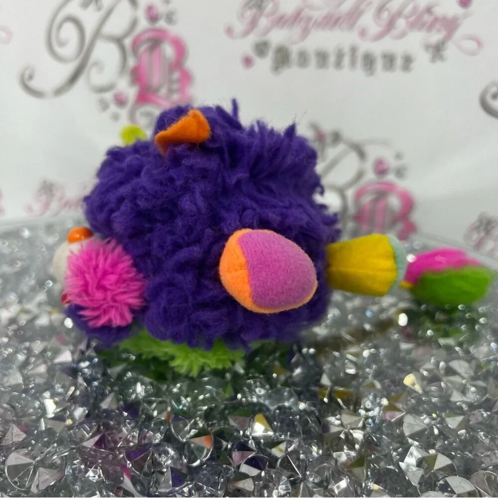 Popples plush toy vintage furry fuzzy purple Colorful Plush Toy